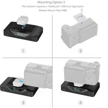 SmallRig 4826 CB75 - podstawa aparatu 2w1, wbudowany akumulator, opcje montażu